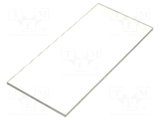 Front panel; 48x96mm; panel mount enclosures COMBIPLAST OP48X96PP