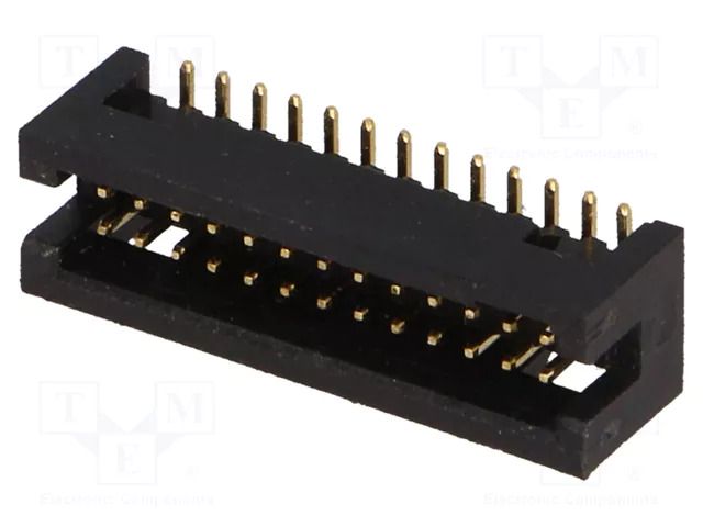 Connector: IDC; socket; male; PIN: 26; straight; SMT; 1.27mm CONNFLY DS1031-14-26S8B