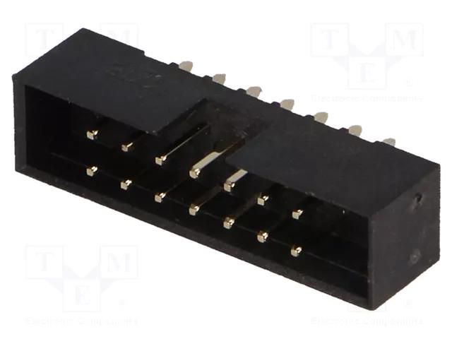 Connector: IDC; socket; male; PIN: 14; straight; THT; 2mm; 2x7 CONNFLY DS1014-14SF1B