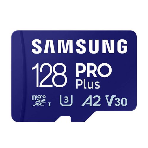 Memory card Samsung PRO Plus SDXC 128 GB U3 A2 V30 (MB-MD128SA/EU), Samsung MB-MD128SA