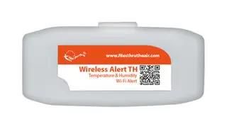 WIRELESS TEMP & HUMIDITY SENSOR, 2.4GHZ WIRELESS ALERT TH