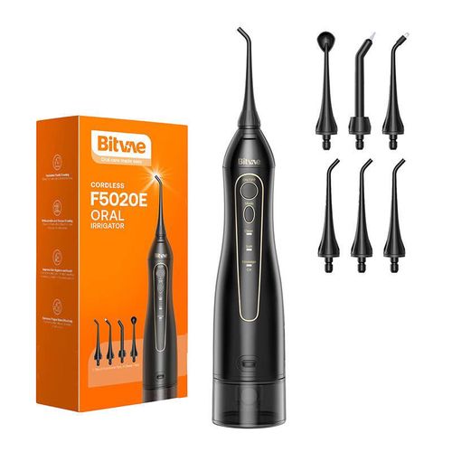 Water flosser with nozzles set Bitvae BV 5020E (Black), Bitvae BV 5020E Black