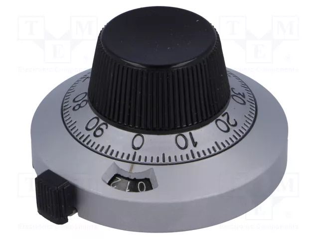 Precise knob; with counting dial; Shaft d: 6.35mm; Ø46x25.4mm VISHAY G-21-1-11