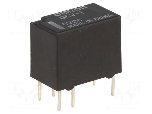 Relay: electromagnetic; SPDT; Ucoil: 5VDC; Icontacts max: 1A; G5V-1 OMRON Electronic Components G5V1-5