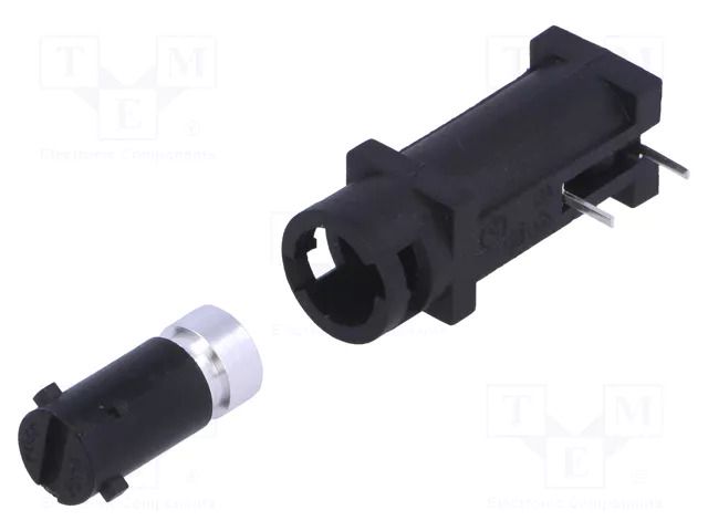 Fuse holder; horizontal; 5x20mm; -20÷85°C; 10A; polyester; UL94V-0 BULGIN FX0457