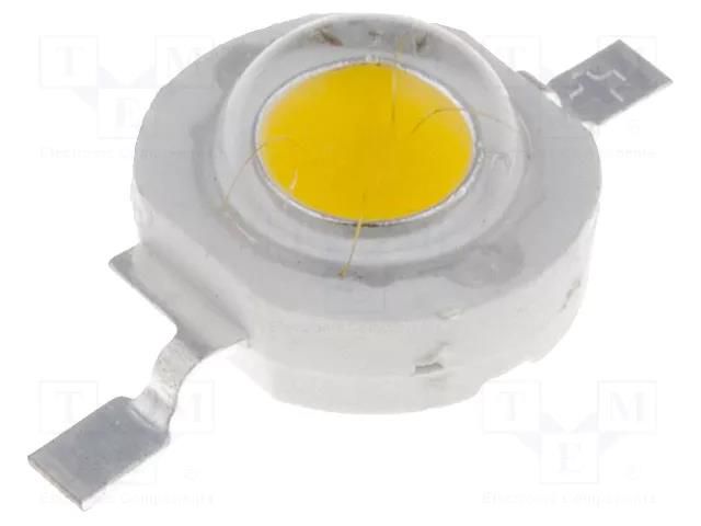 Power LED; white warm; EMITER; 3W; 3000K; 180lm; 140°; 700mA OPTOSUPPLY OSM5XME3E1E