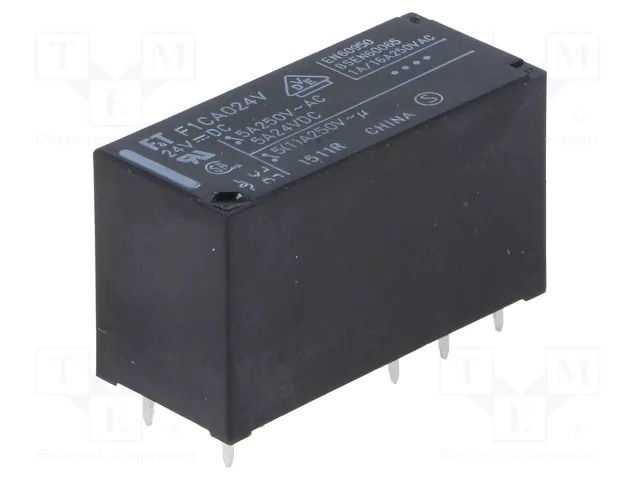 Relay: electromagnetic; DPDT; Ucoil: 24VDC; 5A; 5A/250VAC; 5A/24VDC FCL Components FTR-F1CA024V