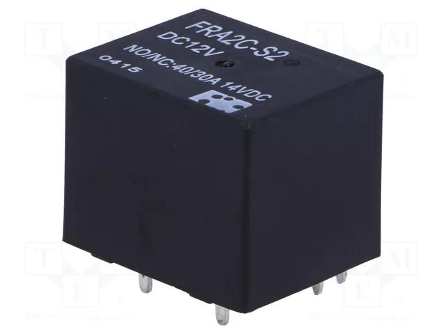 Relay: electromagnetic; SPDT; Ucoil: 12VDC; 40A; automotive; FRA2 FORWARD INDUSTRIAL CO. FRA12-WD