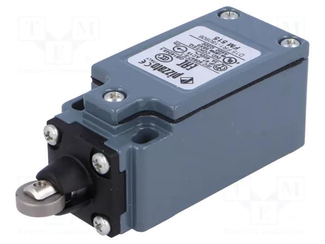 Limit switch; steel roller Ø12mm; NO + NC; 10A; max.500VAC; IP67 PIZZATO ELETTRICA FM515