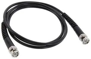 COAXIAL CABLE ASSEMBLY, BMC MALE-MALE, 4FT, BLACK 2249-C-48