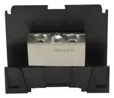 TERMINAL BLOCK, DIN RAIL/PANEL, 1 POSITION, 14AWG 1320572