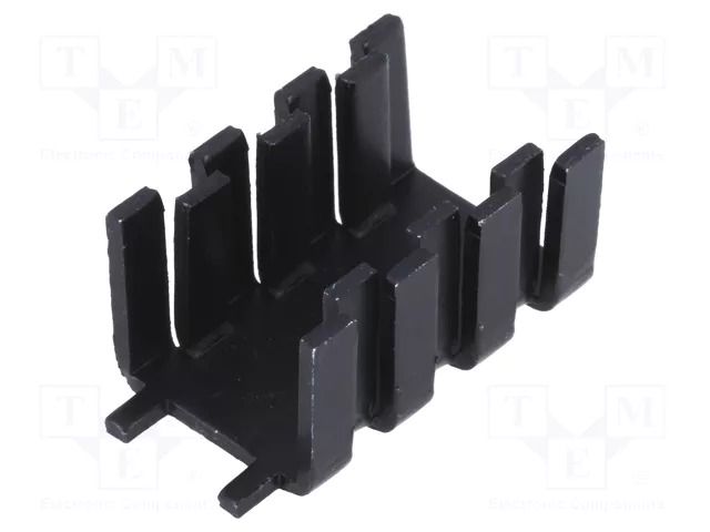 Heatsink: moulded; SOT32; black; L: 32mm; W: 18.5mm; H: 15mm; 16K/W FISCHER ELEKTRONIK FK235SAL2