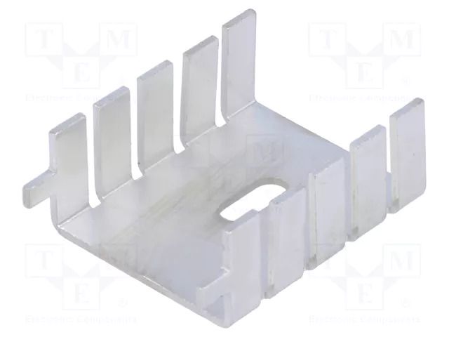 Heatsink: moulded; TO220; L: 33mm; W: 25.4mm; H: 12.7mm; 20K/W; raw FISCHER ELEKTRONIK FK222MI220