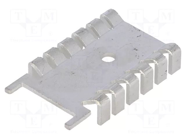 Heatsink: moulded; SOT32; L: 35.6mm; W: 22mm; H: 6.7mm; 21K/W; screw FISCHER ELEKTRONIK FK218MI32