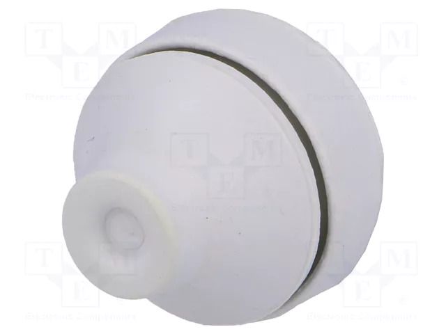 Grommet; EPDM; light grey; Panel thick: 1÷4mm; Øcable: 5÷9mm FIBOX FEM5-9