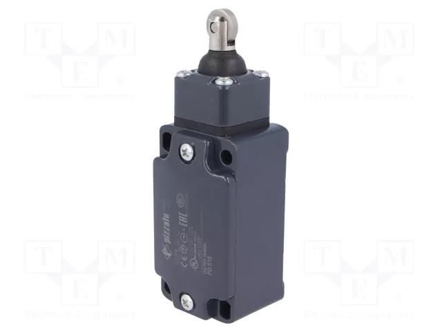 Limit switch; rubber seal,steel roller Ø13mm; NO + NC; 10A; IP67 PIZZATO ELETTRICA FD515