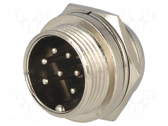 Connector: microphone; socket; male; PIN: 7; for panel mounting CLIFF FC684207