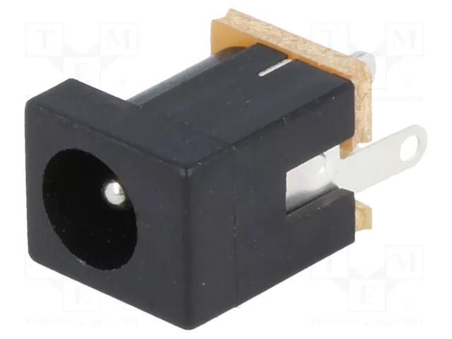 Connector: DC supply; socket; male; 5A; straight; soldering; bulk CLIFF FC68146