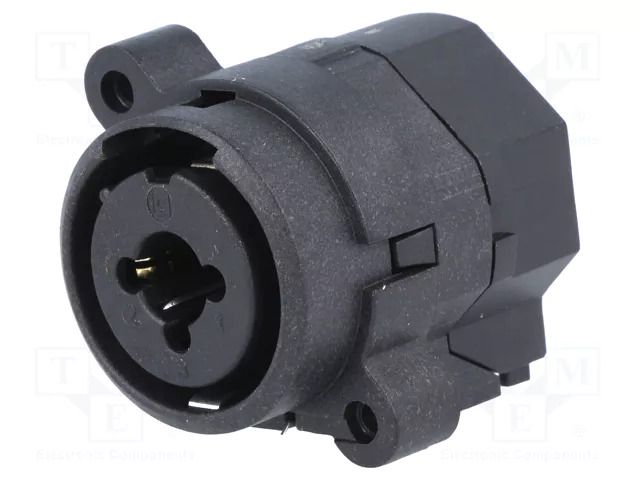 Connector: Jack 6,3mm + XLR; socket; female; straight; THT CLIFF FC2440