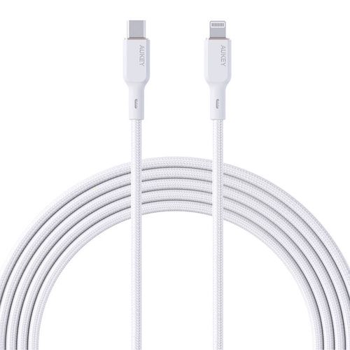 Cable Aukey CB-NCL2 USB-C to Lightning 1.8m (white), Aukey CB-NCL2 White