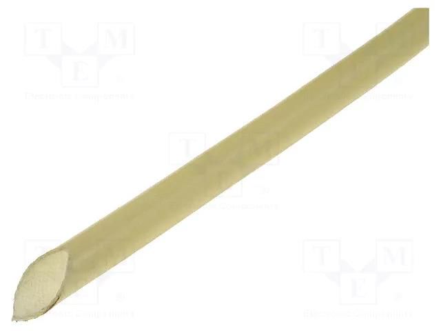Insulating tube; fiberglass; -25÷155°C; Øint: 6mm; 5kV/mm; reel ZDIII OSPU-6.0