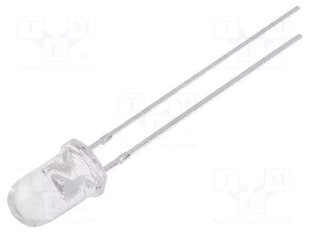 LED; pink; 5mm; 1560mcd; 15°; Front: convex; 2.9÷3.6VDC OPTOSUPPLY OSPK5111A-LM