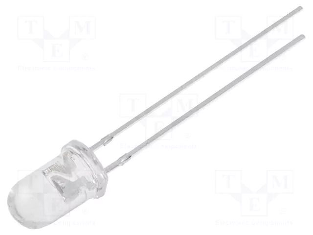 LED; pink; 5mm; 1560mcd; 15°; Front: convex; 2.9÷3.6VDC OPTOSUPPLY OSPK5111A-LM
