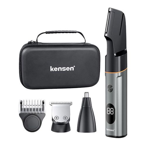 Set electric shaver IPX6 Kensen 06-KTMQ21-0GA (silver), Kensen 06-KTMQ21-0GA