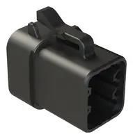 AUTOMOTIVE HOUSING, PLUG, 6POS, 25A, BLK ATP06-6S-BLK