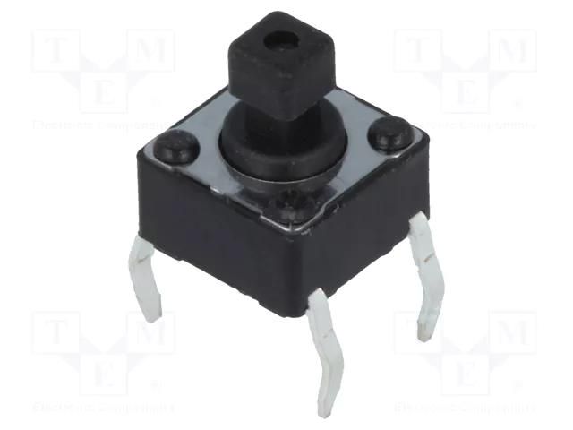 Microswitch TACT; SPST-NO; Pos: 2; 0.05A/12VDC; THT; none; 1N; 7.3mm DIPTRONICS DTS644K