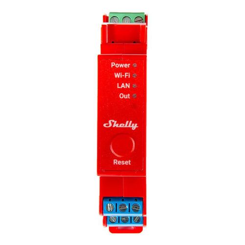 Shelly Pro 1PM DIN Rail Switch with Power measurement, 1 channel, WiFi/LAN, Shelly Pro1PM