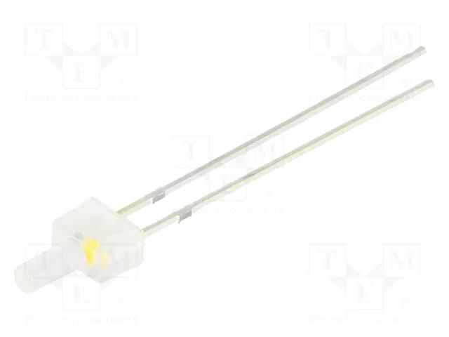 LED; 2mm; white warm; blinking; 90°; 3÷5VDC; 20mA; Lens: diffused OPTOSUPPLY OSM5YS7K92B