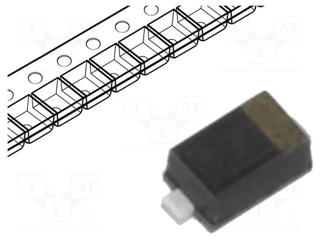 Diode: varicap; 16V; 20mA; SC79; single diode; reel,tape; Ir: 100nA INFINEON TECHNOLOGIES BBY55-02V