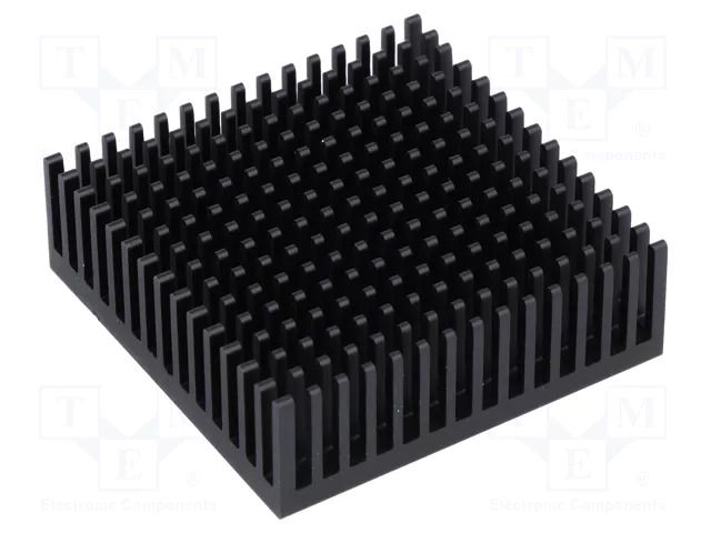Heatsink: extruded; black; L: 50.8mm; W: 50.8mm; H: 16.51mm; anodized FISCHER ELEKTRONIK ICKPGA20X20