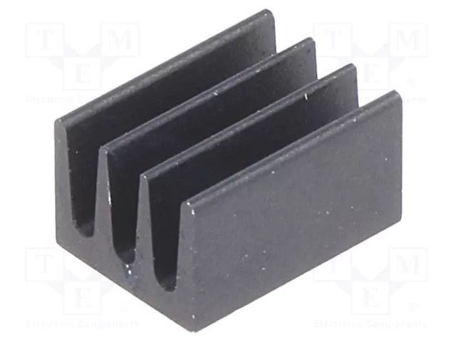 Heatsink: extruded; black; L: 8.5mm; W: 6.3mm; H: 4.8mm; 83K/W FISCHER ELEKTRONIK ICK6/8L