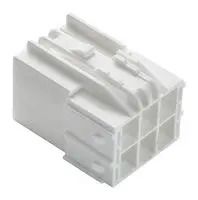 CONN HOUSING, PLUG, 6POS, 4.5MM, NATURAL 206997-2611