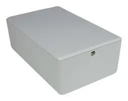 ENCLOSURE, ELECTRONIC, ABS, GREY CBEAC-03-GY