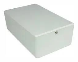 ENCLOSURE, ELECTRONIC, ABS, WHITE CBEAC-03-WH