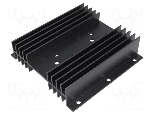 Heatsink: extruded; H; TO3; black; L: 100mm; W: 102mm; H: 25mm; screw STONECOLD HS-201