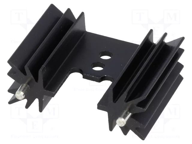 Heatsink: extruded; TO220; black; L: 25.4mm; 12.6K/W; aluminium STONECOLD HS-135-25