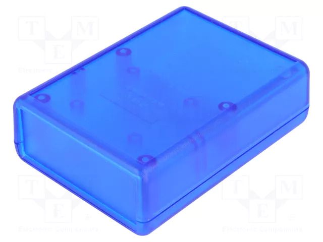 Enclosure: with panel; with flap on baterries; 1593; X: 66mm; ABS HAMMOND HM-1593PTBU