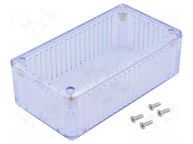 Enclosure: multipurpose; X: 65mm; Y: 120mm; Z: 36mm; 1591; IP54 HAMMOND HM-1591CTCL