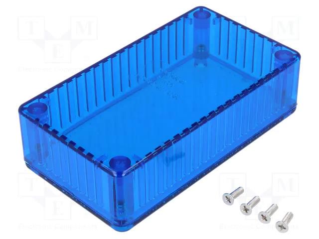 Enclosure: multipurpose; X: 62mm; Y: 112mm; Z: 27mm; 1591; IP54 HAMMOND HM-1591BTBU