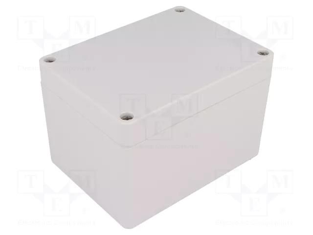 Enclosure: multipurpose; X: 90mm; Y: 120mm; Z: 80mm; 1554; ABS; grey HAMMOND HM-1554GGY