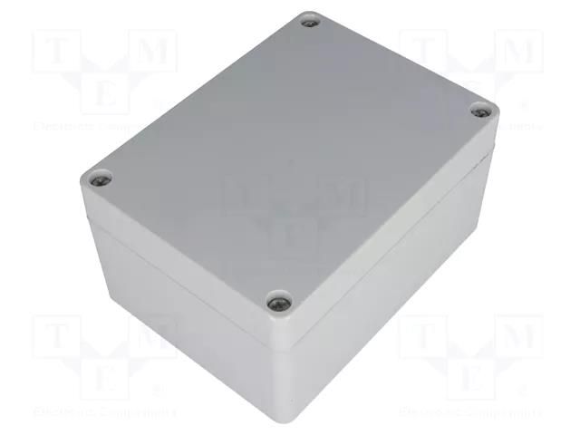 Enclosure: multipurpose; X: 90mm; Y: 120mm; Z: 60mm; 1554; grey HAMMOND HM-1554F2GY