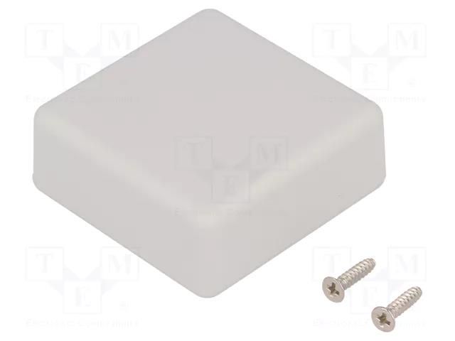 Enclosure: multipurpose; X: 50mm; Y: 50mm; Z: 20mm; 1551; ABS; grey HAMMOND HM-1551RGY
