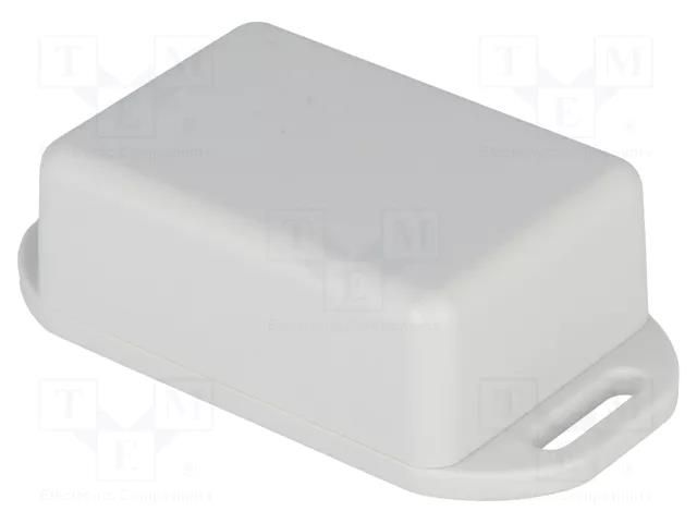 Enclosure: multipurpose; X: 35mm; Y: 50mm; Z: 20mm; with fixing lugs HAMMOND HM-1551GFLGY