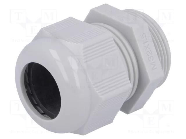Cable gland; M32; 1.5; IP68; polyamide 6; light grey; HELUTOP® HT HELUKABEL HELU-93912