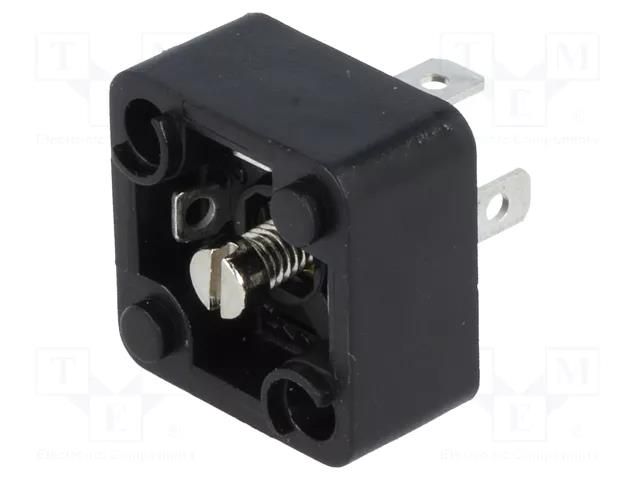 Connector: valve connector; socket; form C; 9.4mm; male; PIN: 3; 6A HIRSCHMANN GSSA200