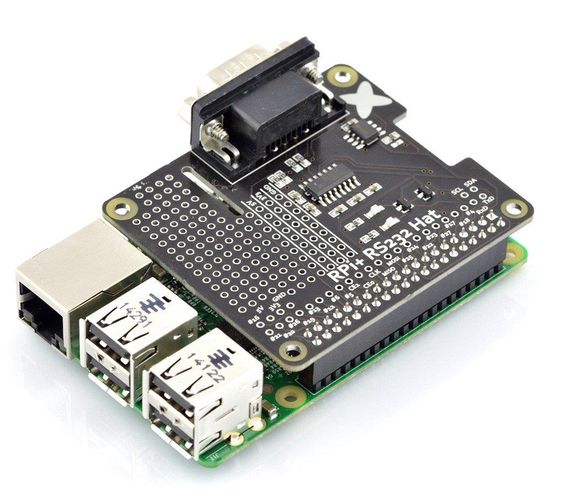 RS232 Hat for Raspberry Pi 3B/2B/B+ MSX-04553 5904422365417